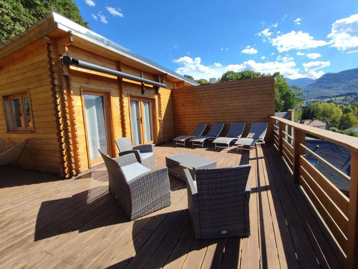Le Chalet Jacuzzi Et Detente 4 Etoiles Bagneres-de-Bigorre Bagian luar foto